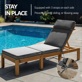 High-density foam provides firm support for lasting comfort