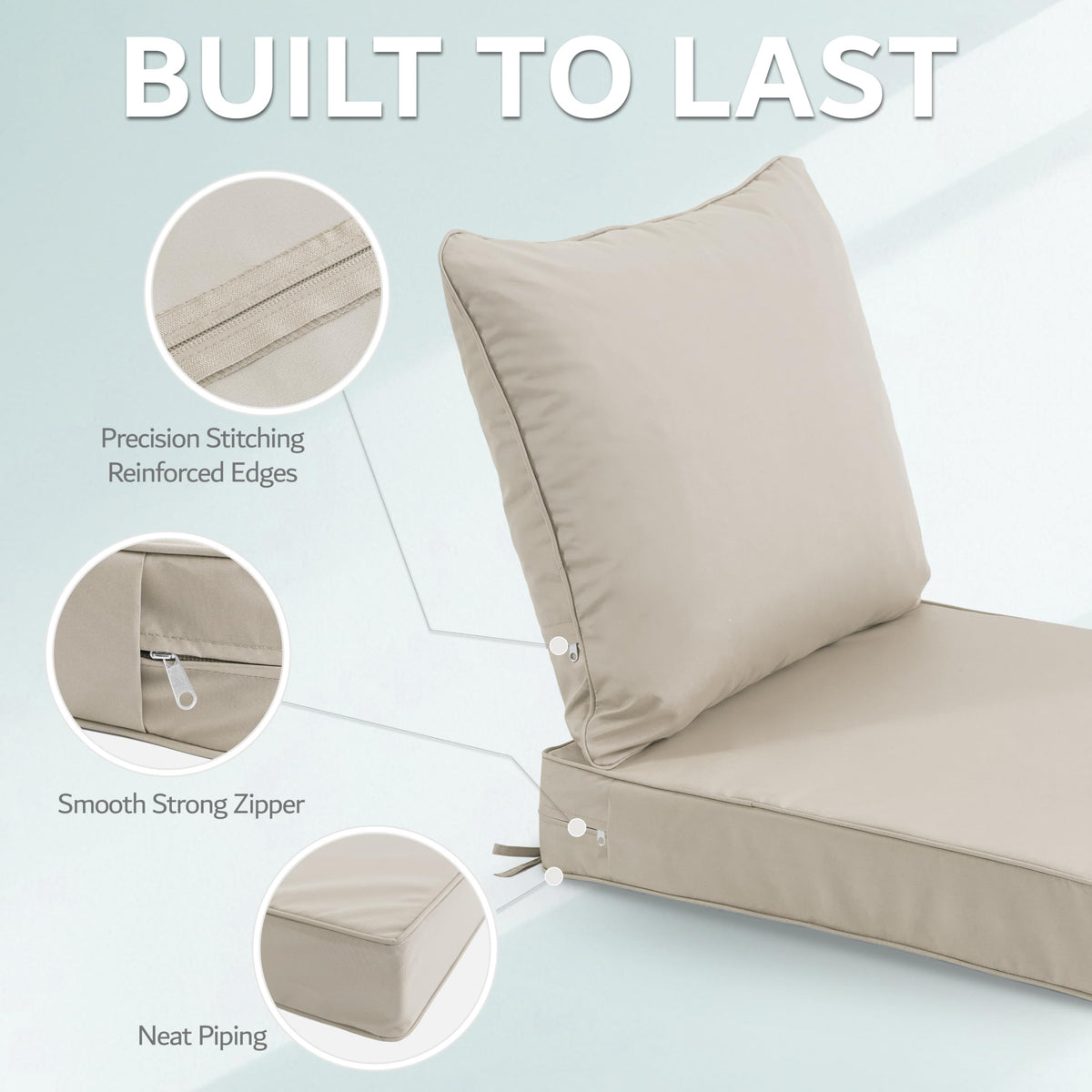 Honorbox cushions available in sizes and colors to fit your space.
