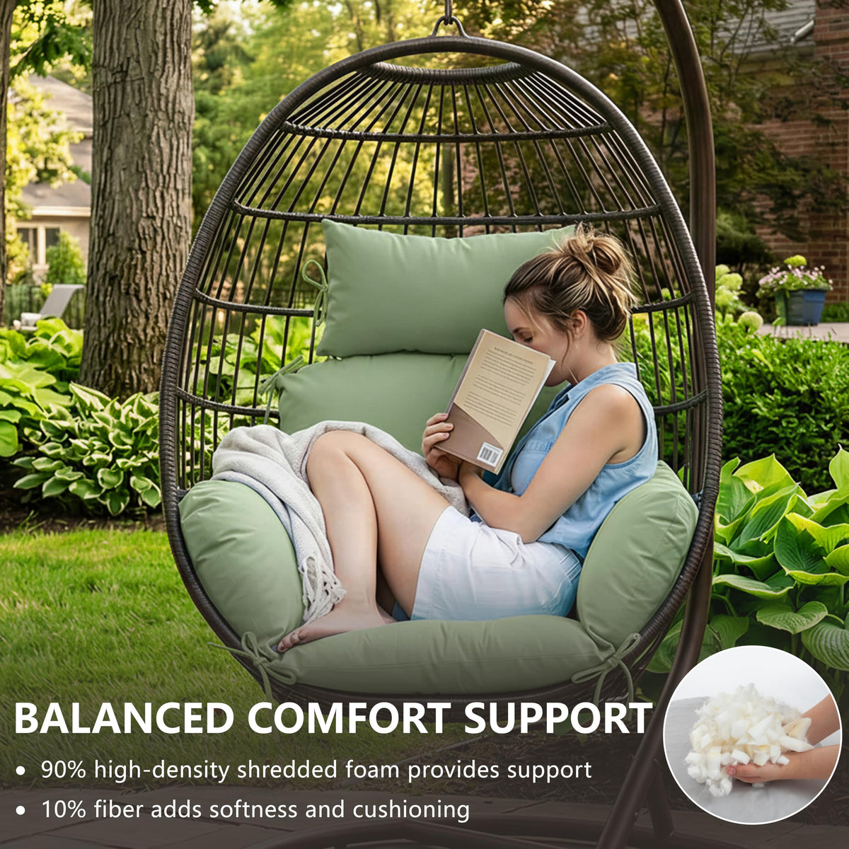 Honorbox plush-foam-fill delivers comfortable, durable support.