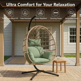 Honorbox sage-green cushion with removable cover for easy cleaning.