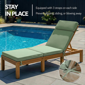 Honorbox sage-green cushion adds subtle color and outdoor appeal.