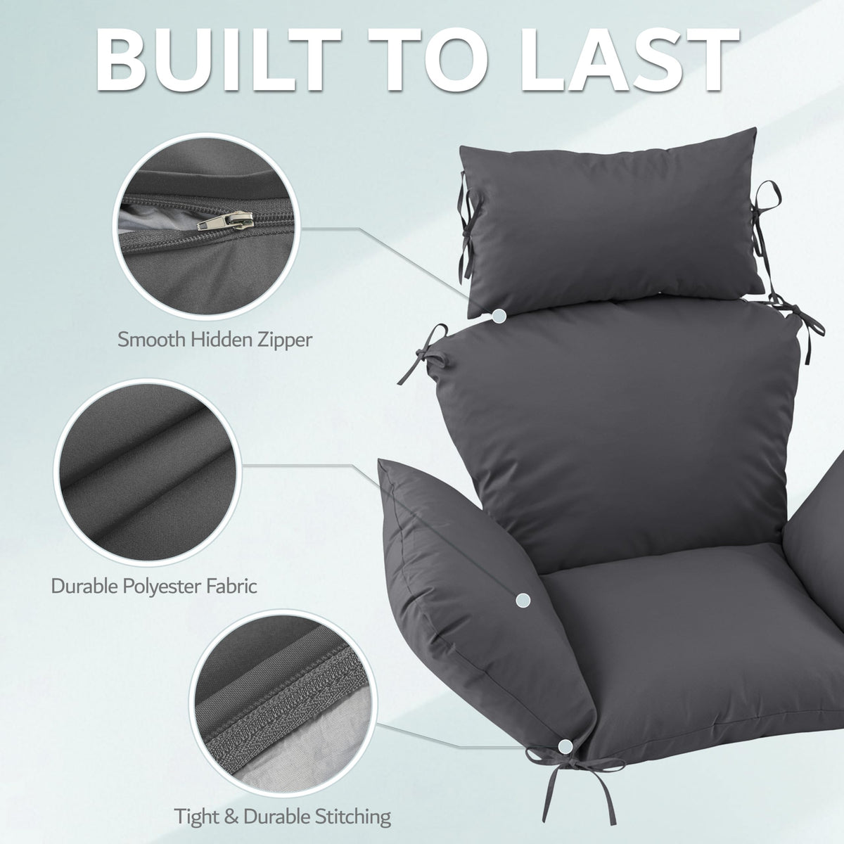 Honorbox universal fit compatible with most single hanging egg chairs