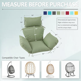 Honorbox water-repellent fabric cushion protects against light rain.