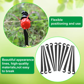 Honoson PP plastic stakes provide safe irrigation support for gardens.
