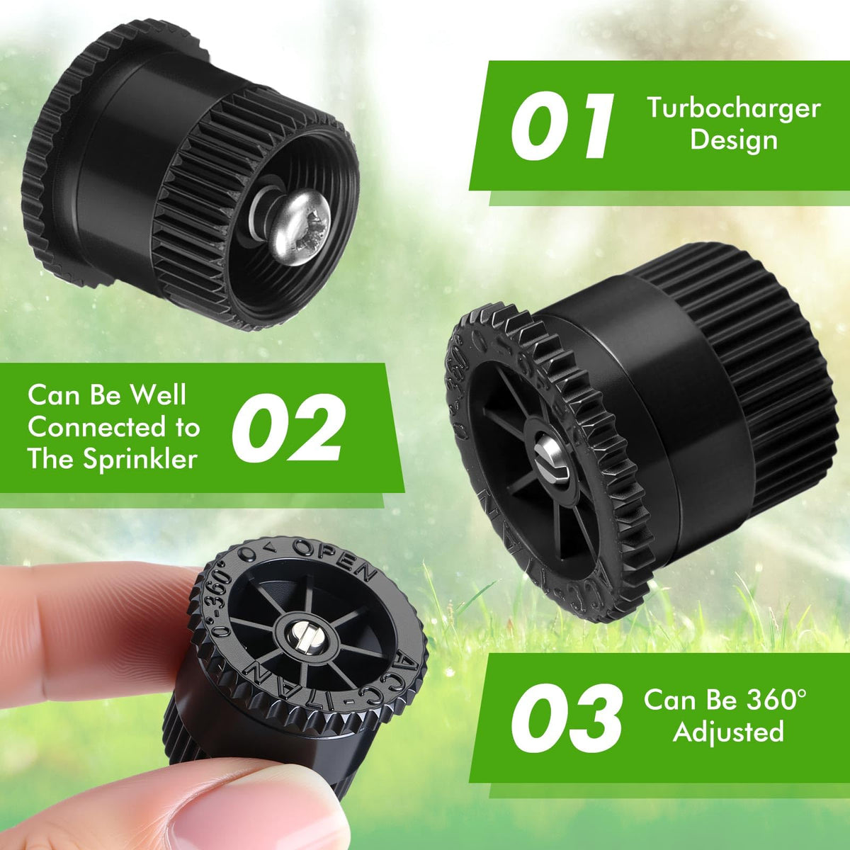 Honoson 17VAN 16-pack packaging indicates ready-to-use replacement heads.