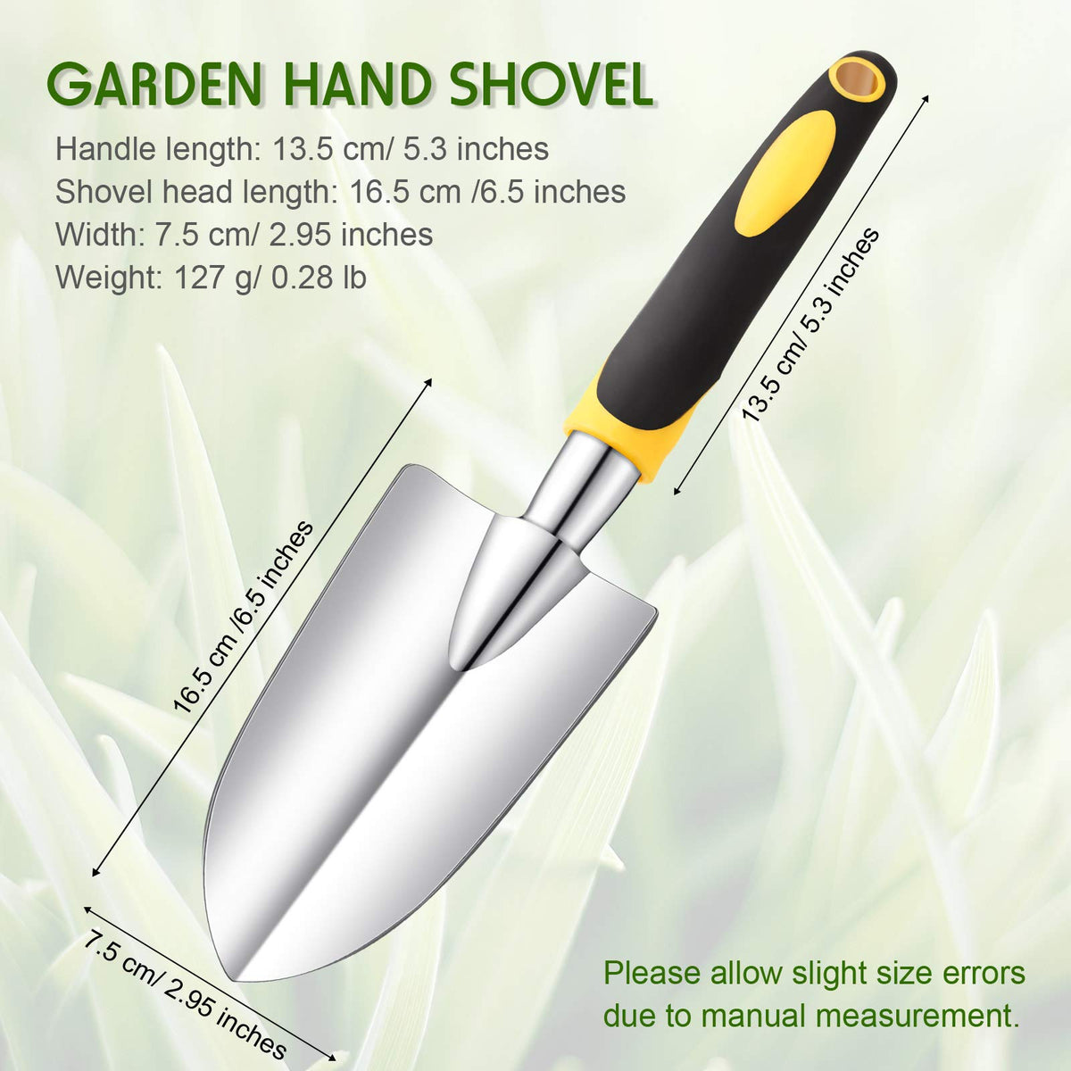 Honoson aluminium alloy shovel head designed for efficient soil displacement.