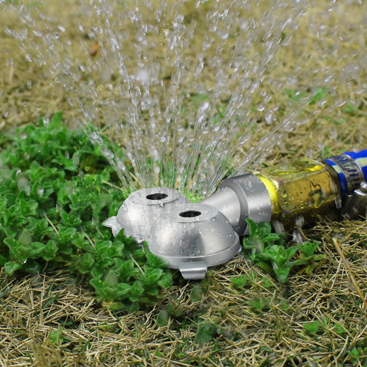 Honoson circle pattern twin spot sprinkler highlights durable zinc alloy head.