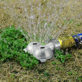 Honoson circle pattern twin spot sprinkler highlights durable zinc alloy head.