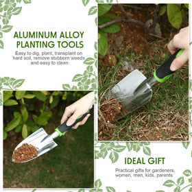Honoson lightweight shovel at 127 g reduces fatigue while planting.
