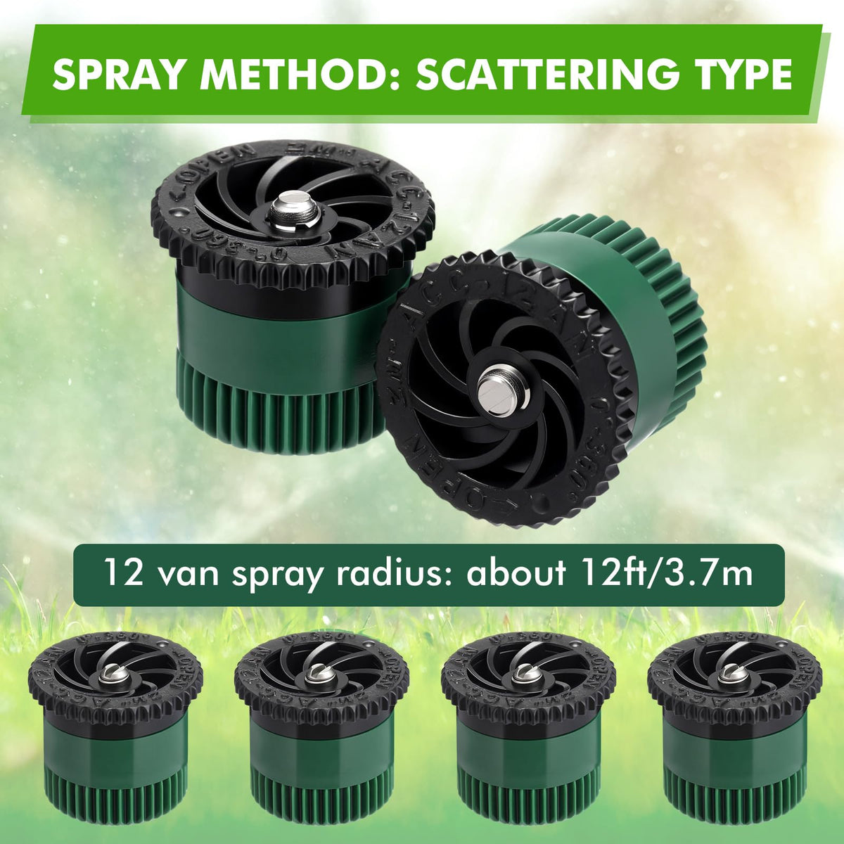 Honoson POM material sprinkler head delivers durable, long-lasting performance