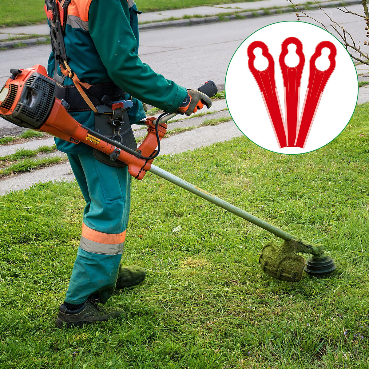 Durable plastic blades resist rust for garden longevity.