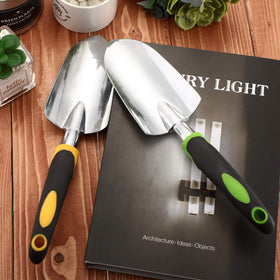Honoson two-piece garden shovels set ideal for various gardening tasks.