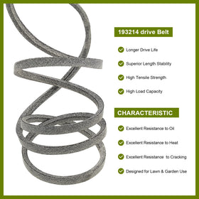 Honoyam 193214 belt for 38-inch deck fits Craftsman and Husqvarna models.