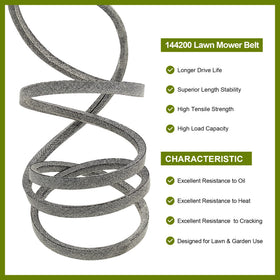 Honoyam belt designed for AYP, Craftsman, and Husqvarna 42-inch decks.