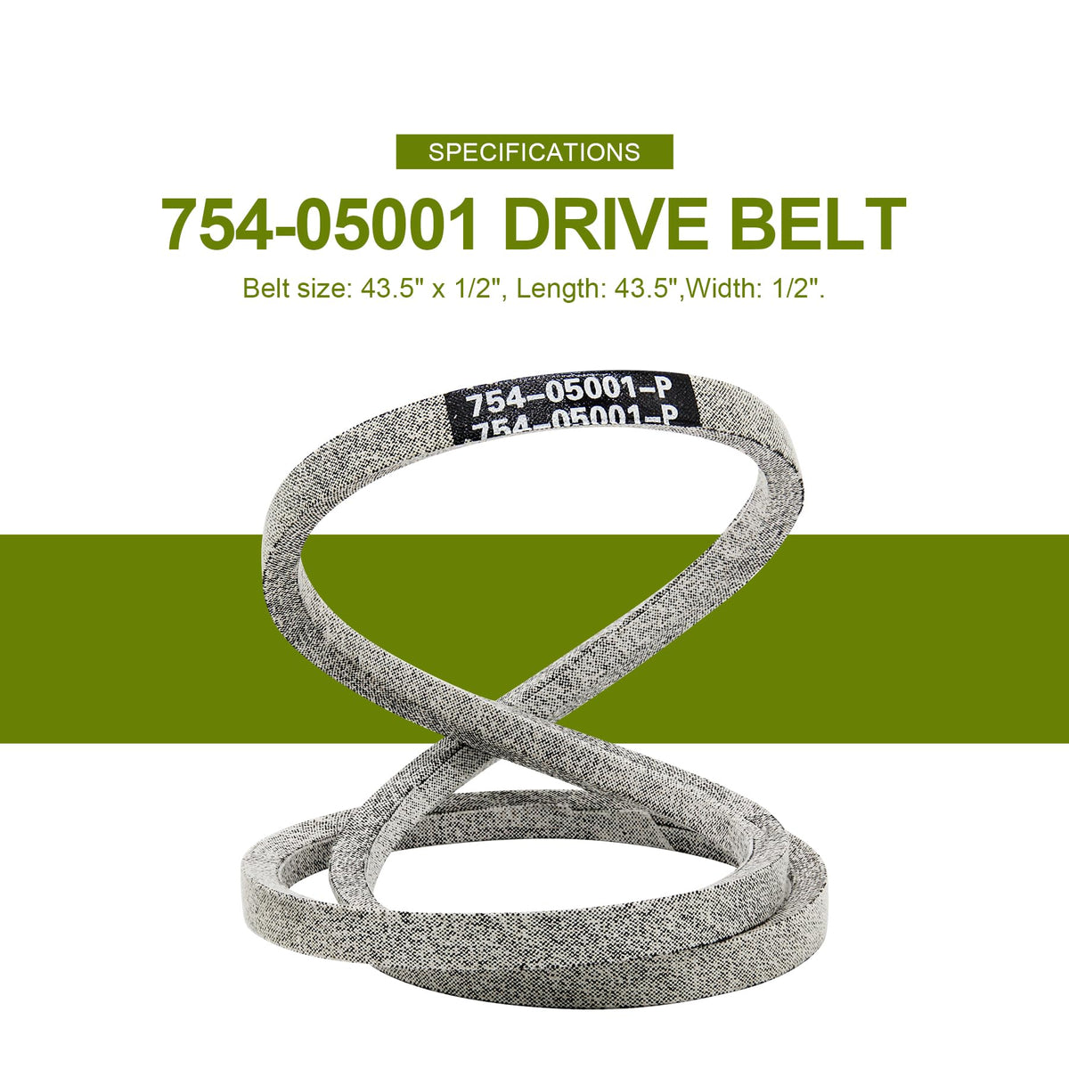 Honoyam replacement belt for OEM 754-05001/954-05001 ensures easy installation