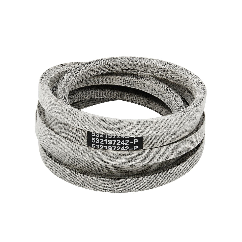 Honoyam mower deck belt front view, durable replacement for 48-inch decks.
