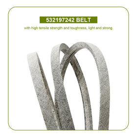 Honoyam premium belt image shows strong synthetic rubber compound.