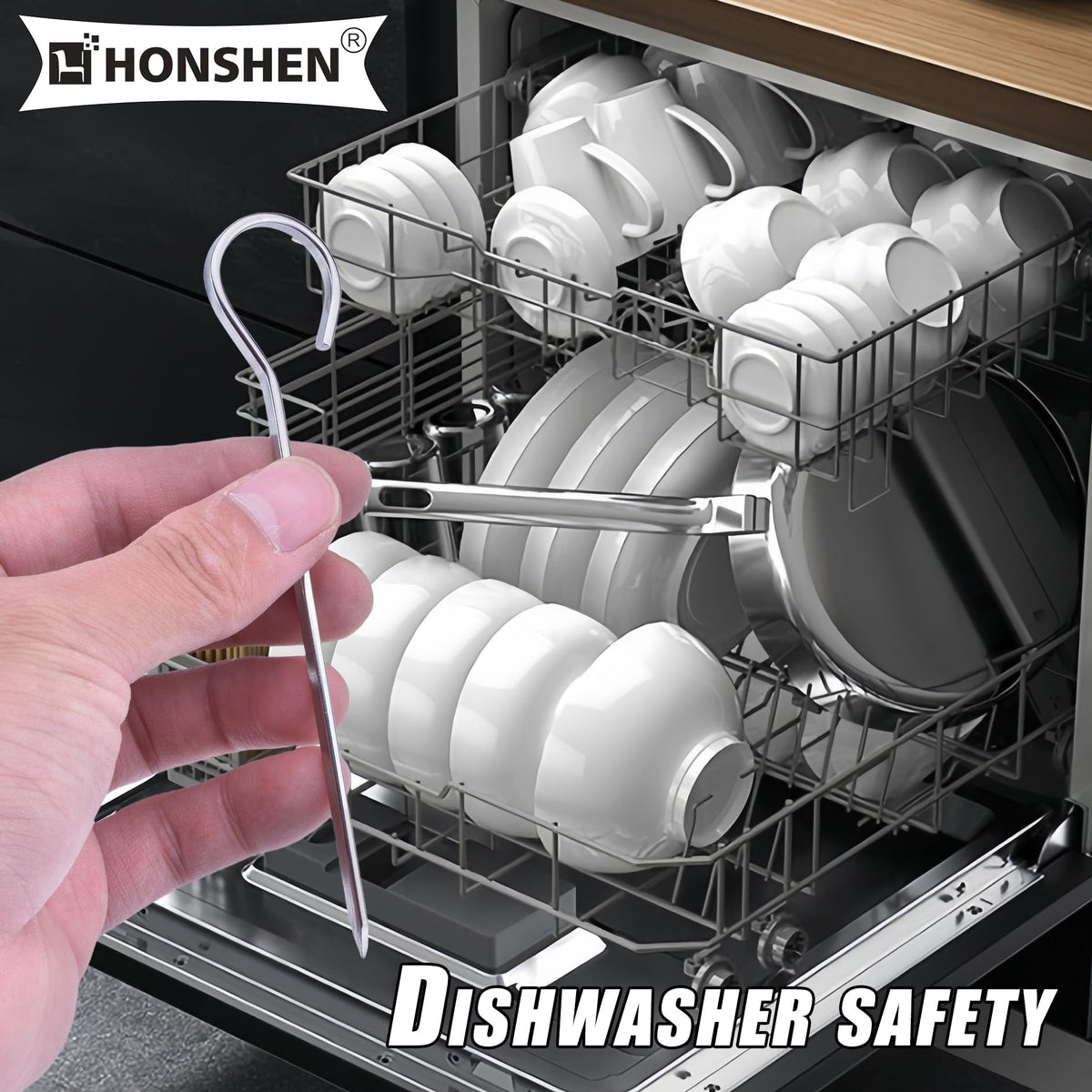 HONSHEN 4.75 inch flat BBQ skewers are easy to handle
