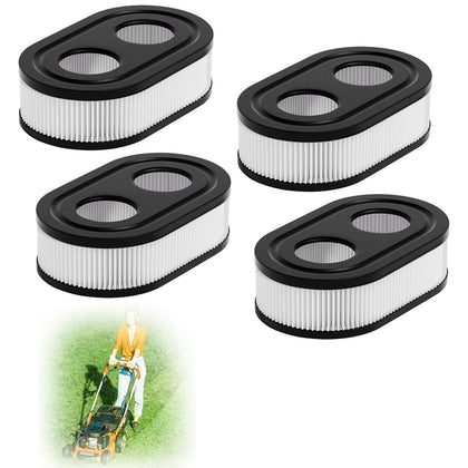 HONSNKS 4pc air filter kit showing compatibility with 593260 and 798452 models for easy replacement