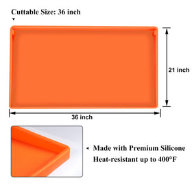HONSREO griddle mat with magnet system stays in place during grilling