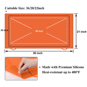 HONSREO griddle protector ensures a perfect fit on Blackstone 36/30/28 inch grills.