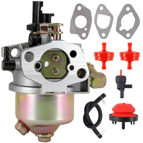 HOOAI 951-14026A carburetor close-up shows compact body and intake.