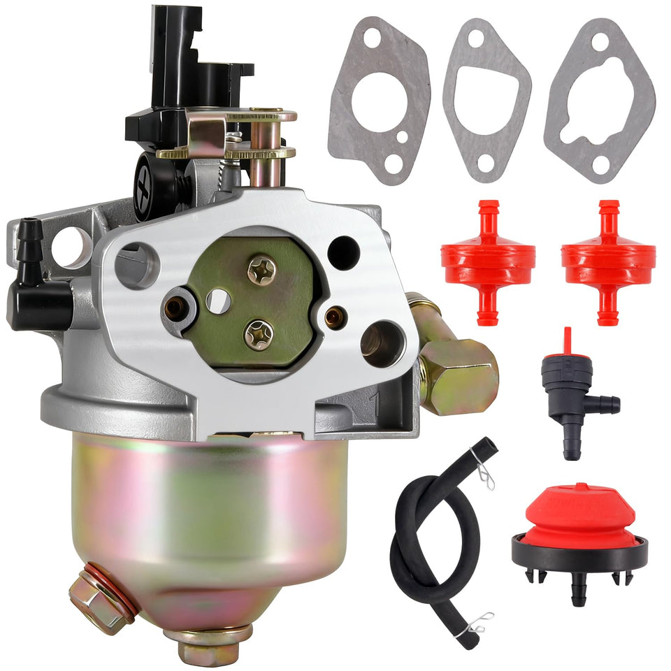 HOOAI 951-14026A carburetor close-up shows compact body and intake.