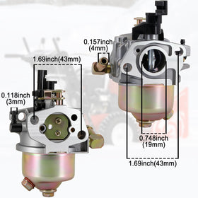 HOOAI carburetor for Cub Cadet 524SWE delivers consistent fuel flow.