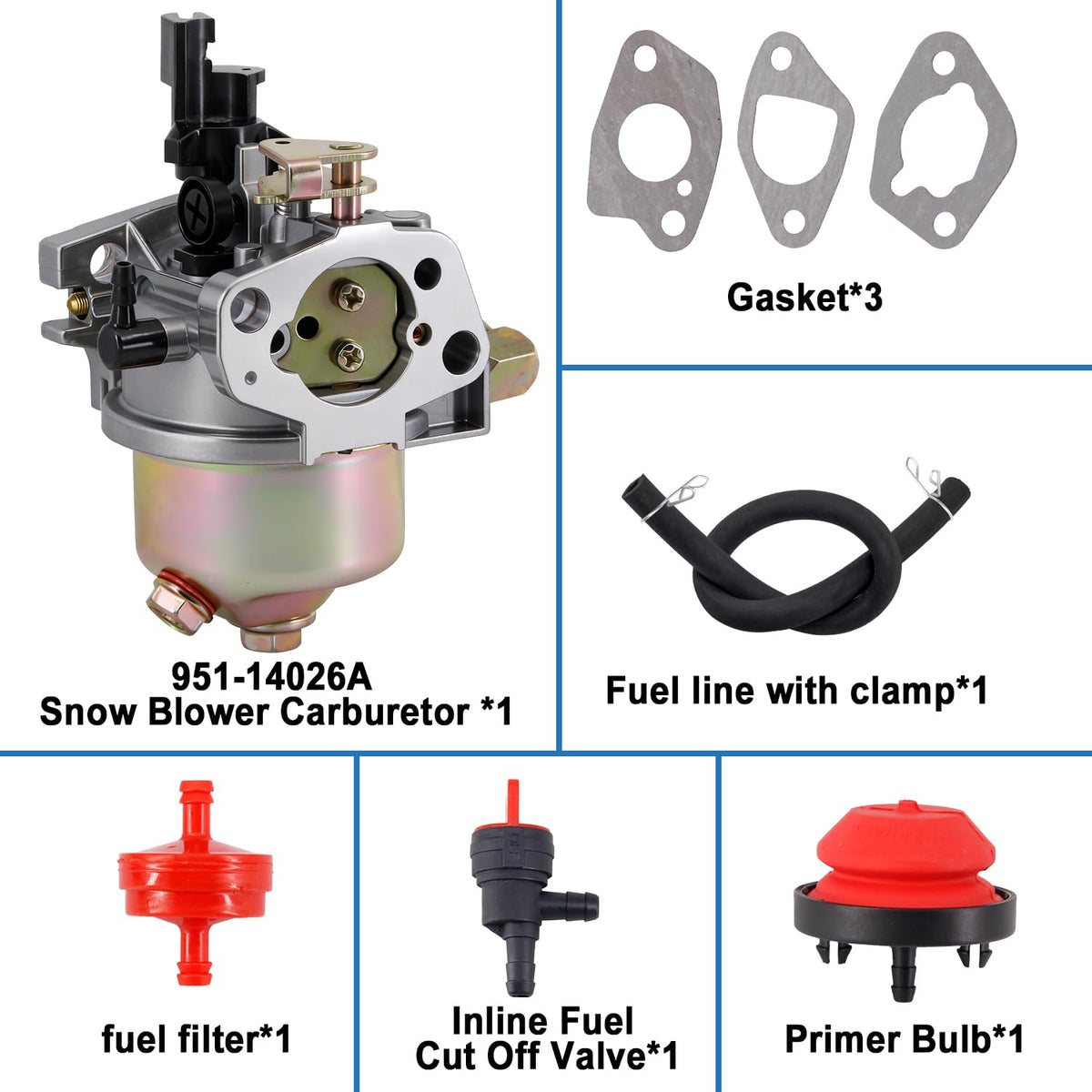 HOOAI carburetor for Troy-Bilt Storm 2620 ensures steady performance in cold conditions.