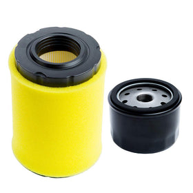 HOODELL air filter 796031 close-up for clean airflow and engine protection on lawn mowers.