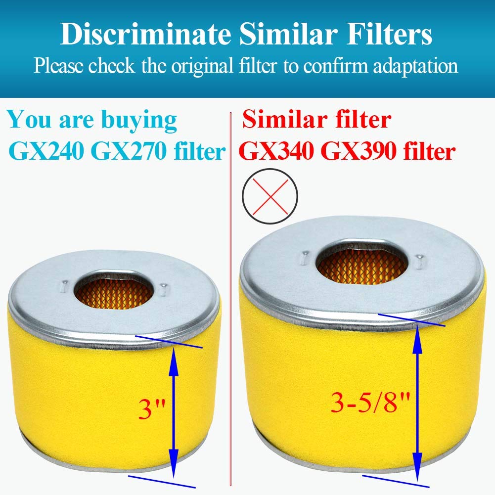 Not suitable for GX340 or GX390 models due to height differences