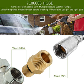 Hooetoy pre-sealed O-ring ensures leak-free connection during operation.