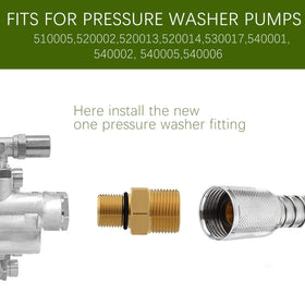 Hooetoy replacement fits Simpson 510005 pumps and more.