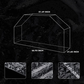 Hoolerry heavy-duty plastic close-up shows durable waterproof material