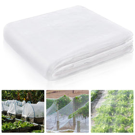 Hoolerry ultra-fine mosquito netting 20x25ft protects vegetables with breathable mesh