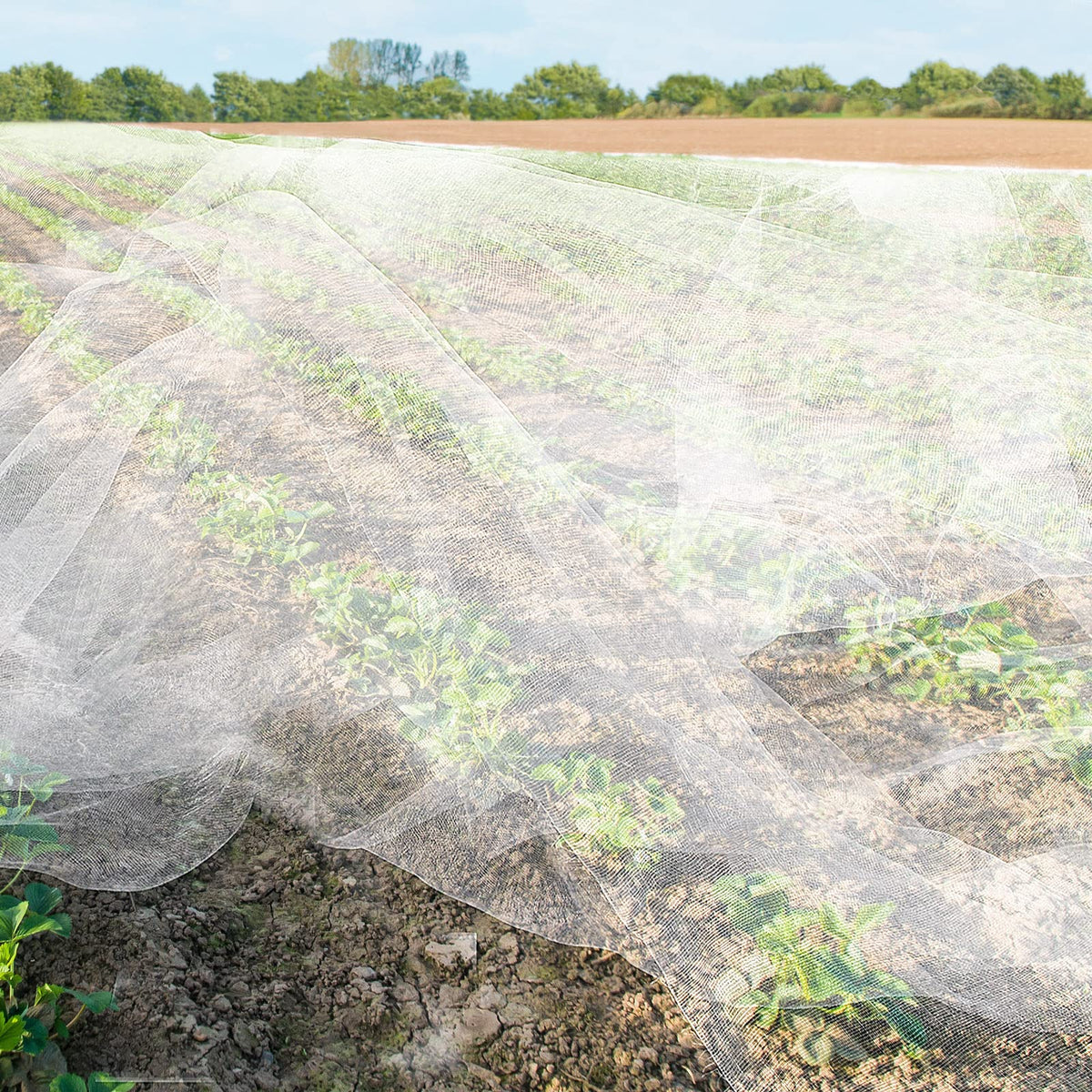 Hoolerry UV-protective netting guards plants in sun and cold