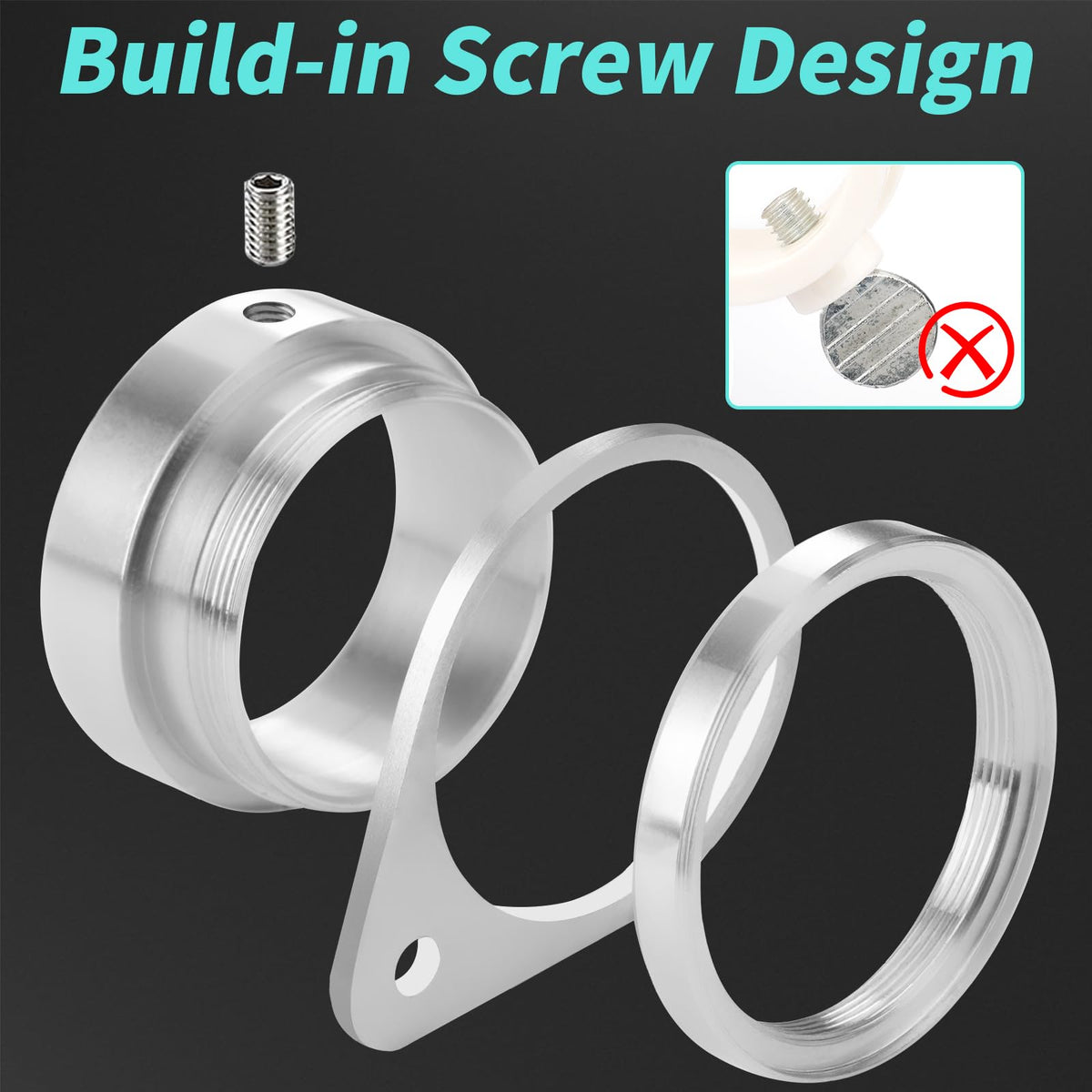 HOOPLE easy-installation flag rings clip to grommets for fast setup.