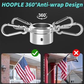 HOOPLE adjustable screw on rings to fit 1.02–1.25 inch poles.