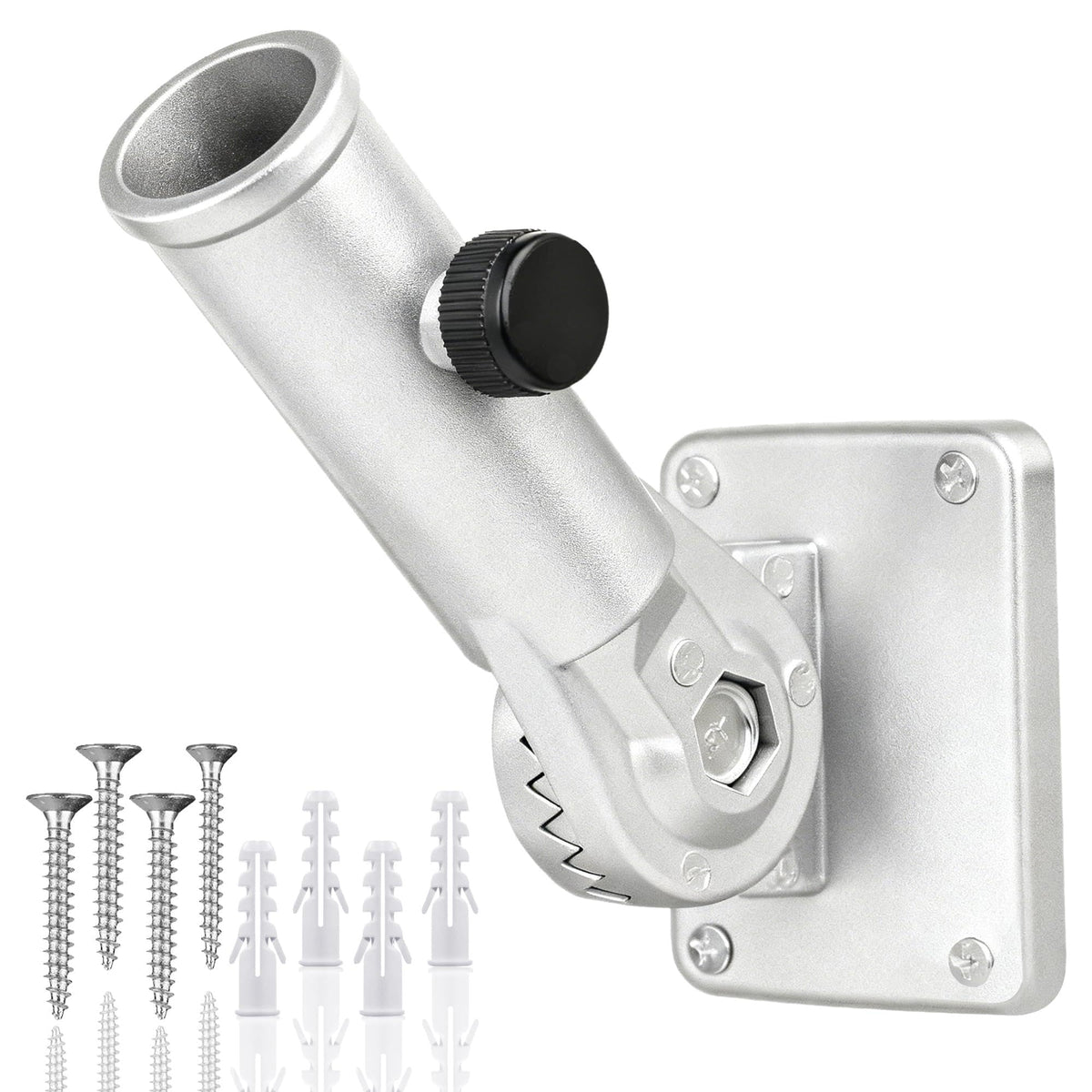HOOPLE flag pole holder outdoor aluminum, durable display in any weather.