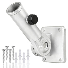 HOOPLE flag pole holder outdoor aluminum, durable display in any weather.
