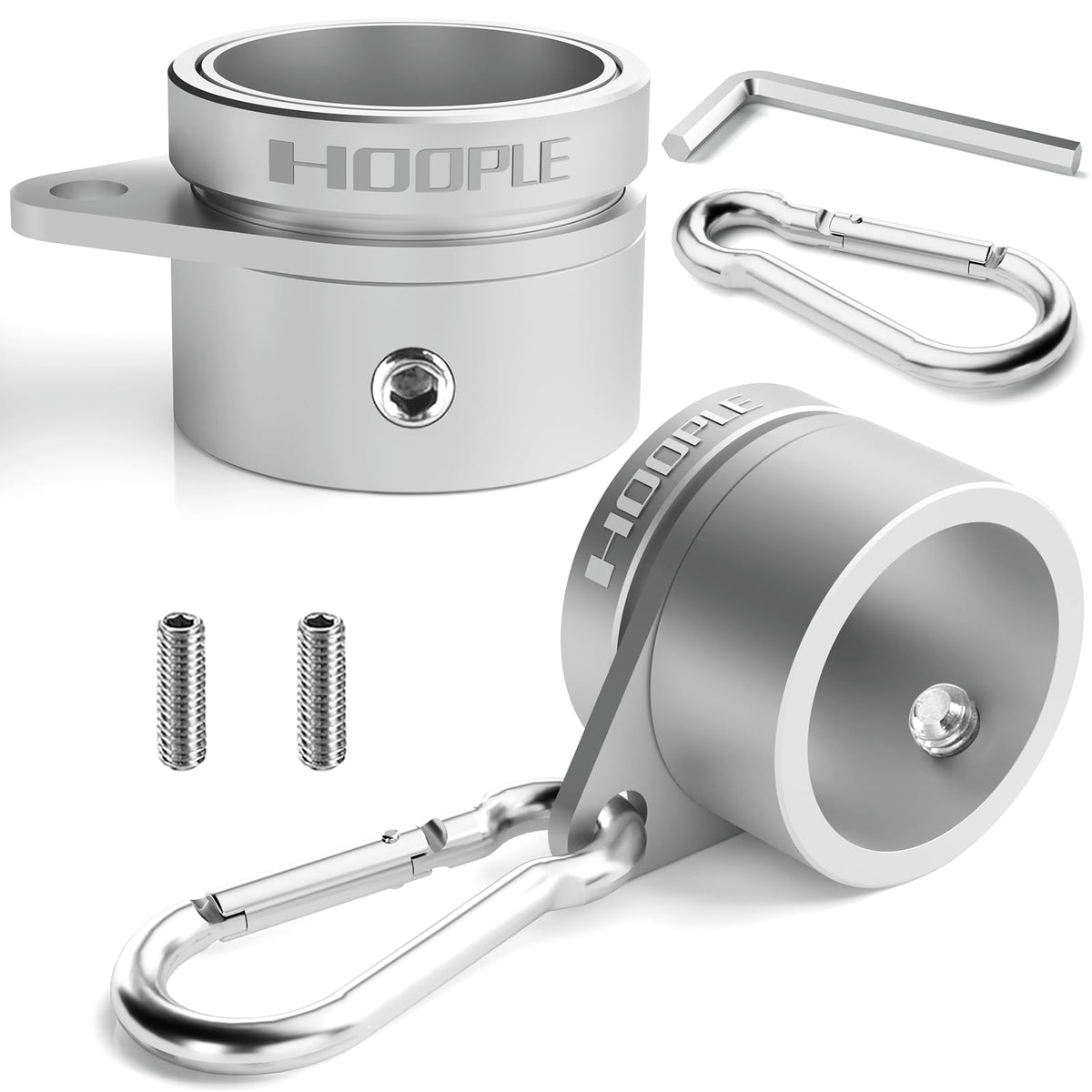 HOOPLE flag pole rings with 360-degree anti-wrap design improving flag flow in wind