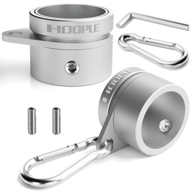HOOPLE flag pole rings with 360-degree anti-wrap design improving flag flow in wind