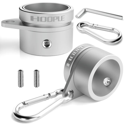 HOOPLE flag pole rings with 360-degree anti-wrap design improving flag flow in wind