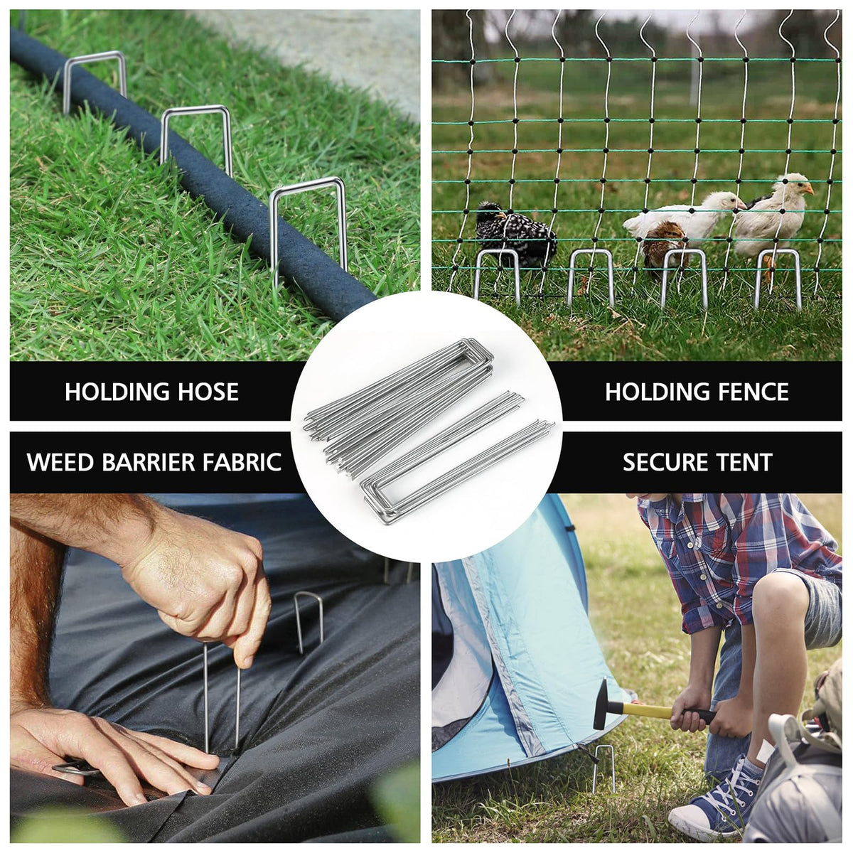 HOOPLE sharp ends provide easy ground insertion without bending.