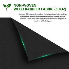 HOOPLE heavy-duty weave provides durable weed suppression for driveways.