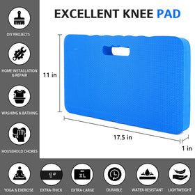 HOOPLE kneeling pad blue for storage fits neatly under shelves or in a bag