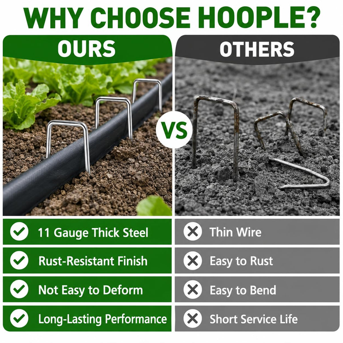 HOOPLE multiuse stakes holding inflatable decorations outdoors