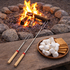 HOOPLE Smores Sticks travel-friendly and reusable for camping