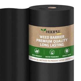 HOOPLE weed barrier roll 3ft by 300ft for effective weed control