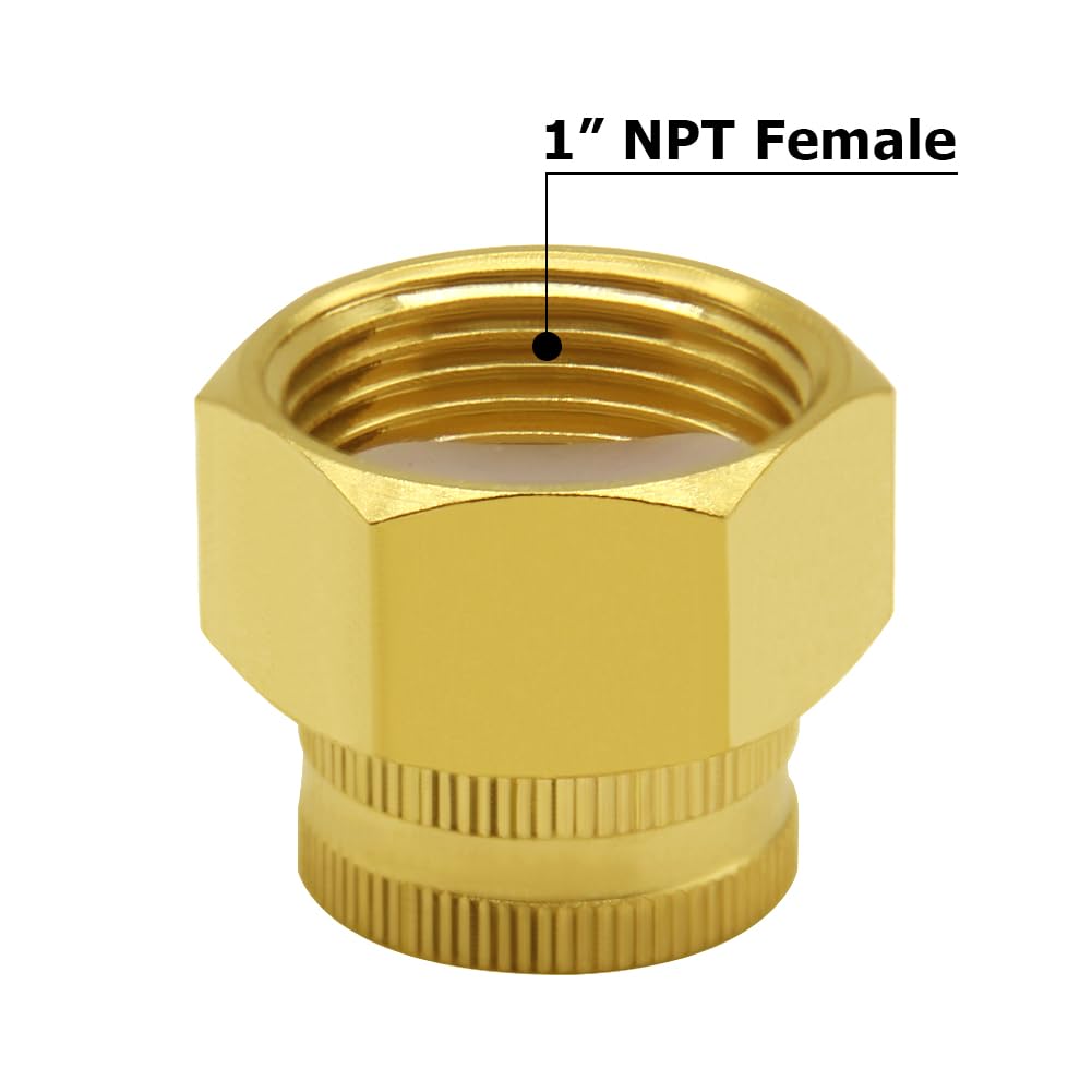 Hooshing adapter ready for simple hand-tight installation